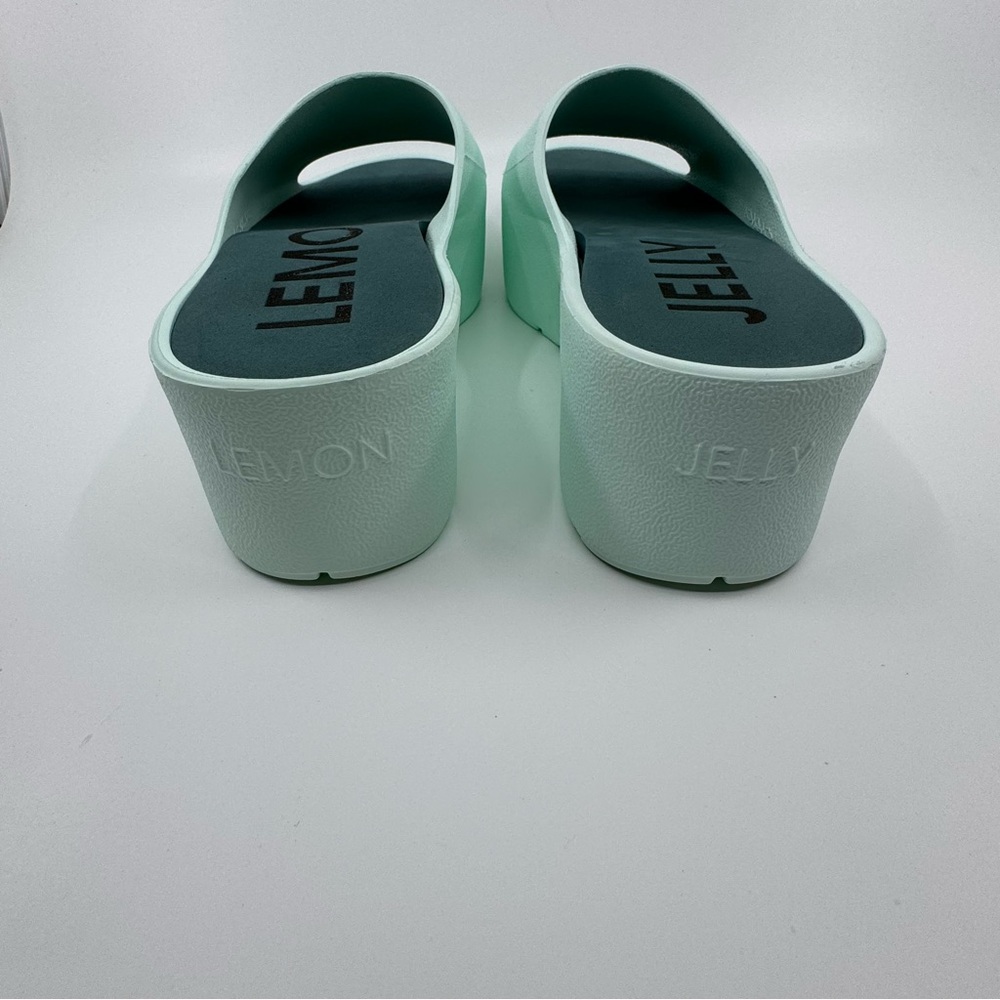 LEMON JELLY SUNNY AQUA GREEN SZ 38 US 7.5 - Picture 6 of 10